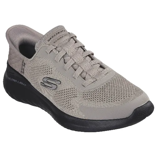 Skechers Slip-ins Bounder 2.0. Emerged 232459-TPBK Taupe Black