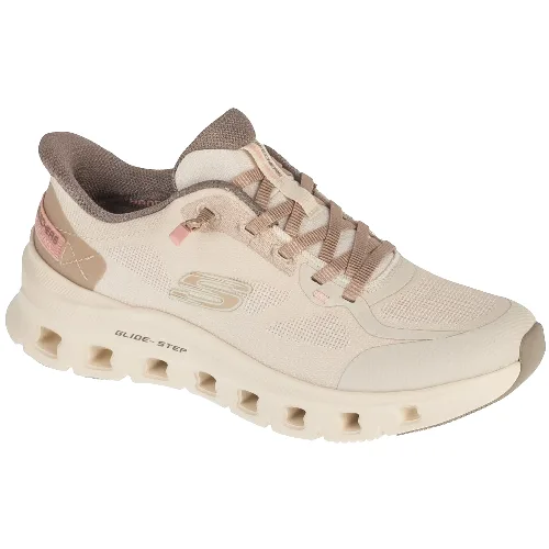 Skechers Slip-Ins: Glide-Step Pro - Pure Motion 150428-NTBR, Damskie, Beżowe, buty sneakers, tkanina, rozmiar: 39