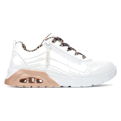 Skechers Sneakersy UNO Lite 2.0 - Leopard Stride 310708L/WHT Biały
