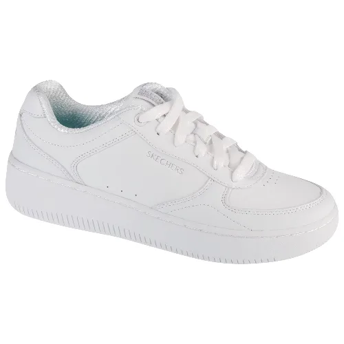 Skechers Sport Court 2.0 - Core Essential 185160-WHT, Damskie, Białe, trampki, skóra syntetyczna, rozmiar: 35