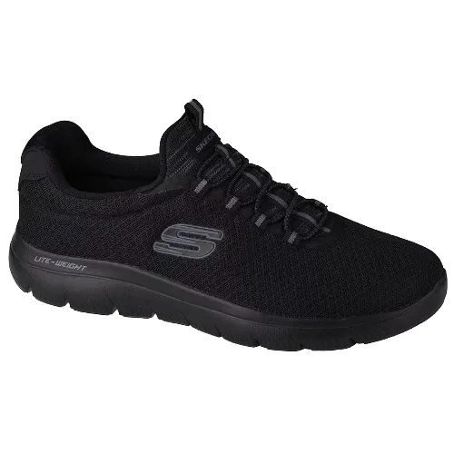 Skechers Summits 52811-BBK, Męskie, Czarne, buty sneakers, przewiewna siateczka, rozmiar: 41
