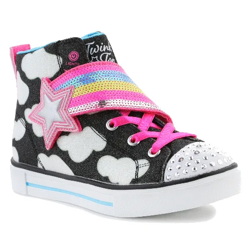 Skechers Twinkle Toes: Twinkle Sparks - Shooting Star 314775L-BKMT Black/Multi
