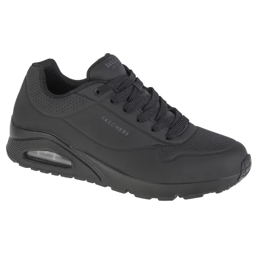 Skechers Uno-Stand On Air 52458-BBK, Męskie, Czarne, buty sneakers, syntetyk, rozmiar: 41