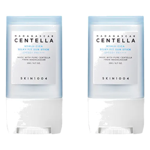 SKIN1004 Madagascar Centella Hyalu-Cica Silky-Fit Sun Stick SPF50+ PA++++ - 20g (2szt.) set