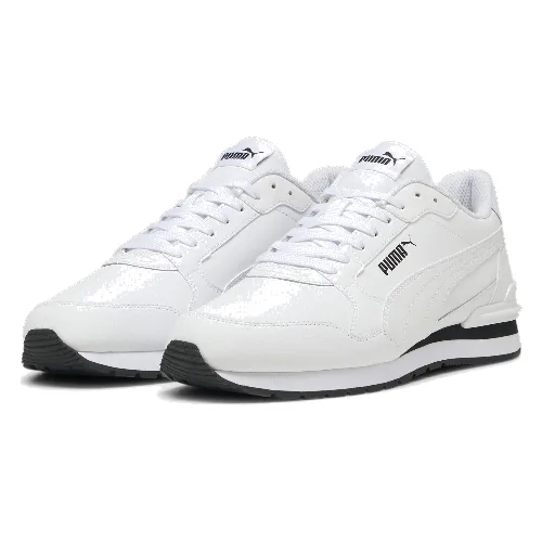 Skórzane sneakersy unisex ST Runner v4 PUMA White Black