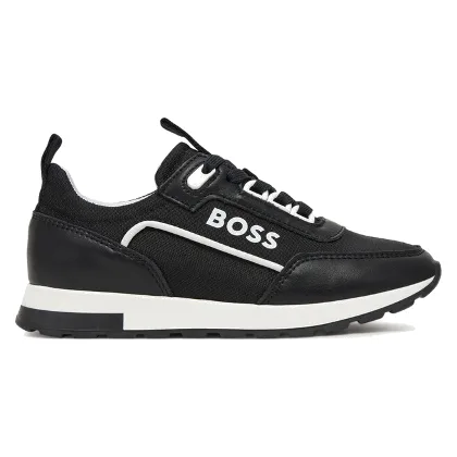 Sneakersy BOSS J51653 M Czarny