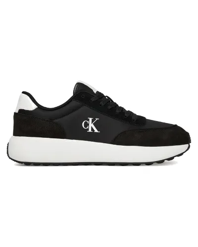 Sneakersy Calvin Klein Jeans Athleisure Runner Laceup Ny-Su YM0YM01370 Czarny