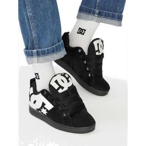 Sneakersy DC Shoes EO-COURT GRAFFIK PUFF DC04304001 Czarny