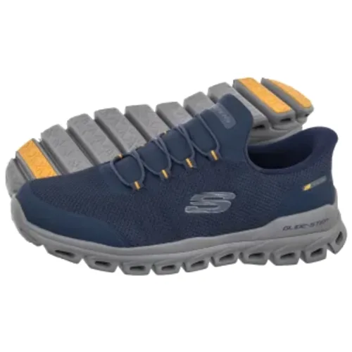 Sneakersy Glide-Step Remnynt Navy/Yellow 233017/NVYL (SK373-a) Skechers