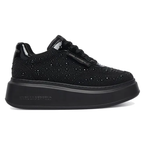 Sneakersy KARL LAGERFELD Anakapri Pearl Krust KL63523 Czarny