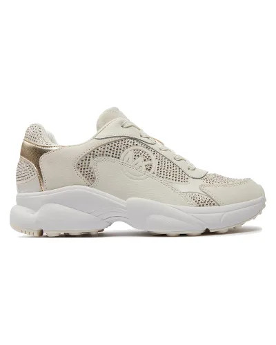 Sneakersy MICHAEL Michael Kors Sami 43S4SMFSDD Beżowy
