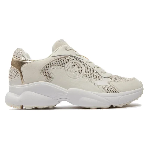 Sneakersy MICHAEL Michael Kors Sami 43S4SMFSDD Beżowy