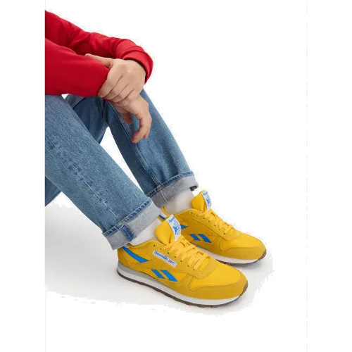 Sneakersy Reebok EO-CLASSIC LEATHER 100245029 Żółty