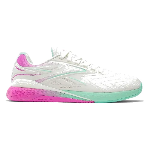 Sneakersy Reebok NANO X5 EDGE CHALK/VIRTUAL PINK/ATOMIC AQUA (100249420)