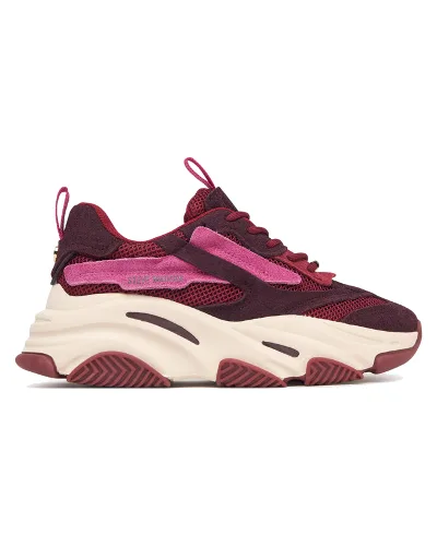 Sneakersy Steve Madden 11004652 Bordowy