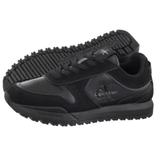 Sneakersy Toothy Runner Irregular Lines Triple Black YM0YM01461 0GJ (CK757-a) Calvin Klein