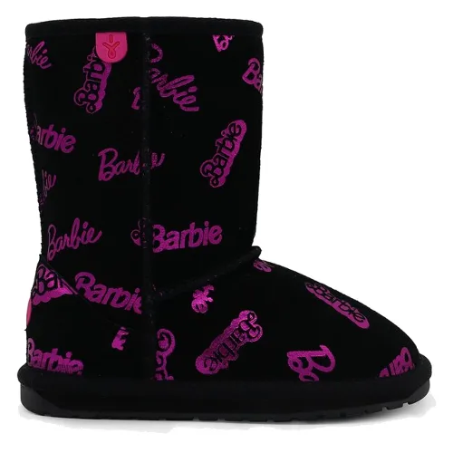 Śniegowce EMU Australia Barbie Wallaby Print Lo K12904 Czarny