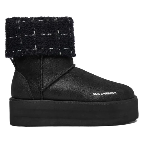 Śniegowce KARL LAGERFELD Thermo KL48552 Czarny