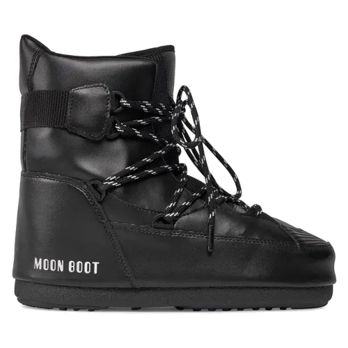 Śniegowce Moon Boot Sneaker Mid 14028200001 Czarny