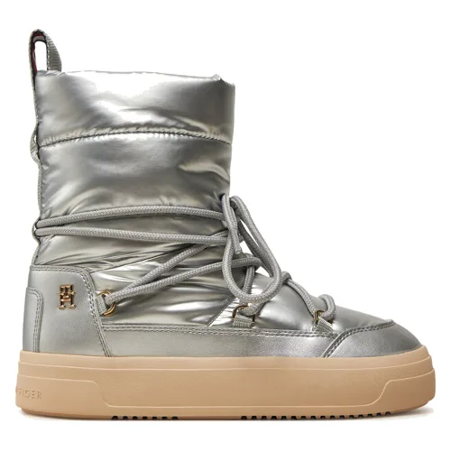 Śniegowce Tommy Hilfiger FW0FW08442 Srebrny