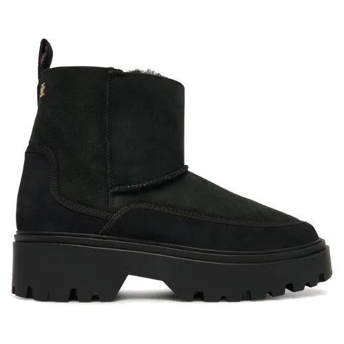 Śniegowce Tommy Hilfiger Real Shearling Pullon FW0FW08997 Czarny