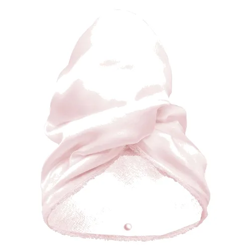 So fluffy Jedwabno bambusowy turban Szlafroki i ręczniki 1 ct Biały