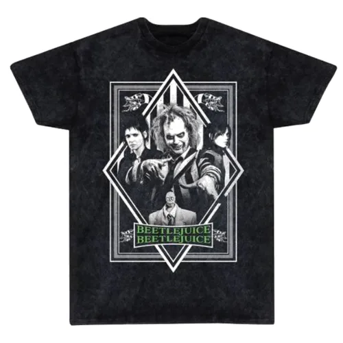 Sok z żuka BW Poster Snow Wash Mężczyźni T-shirt BTL08854TSB