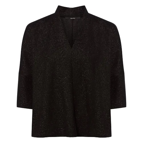 Someday Bluza - Ushimmer Kobiety czarny|srebrny