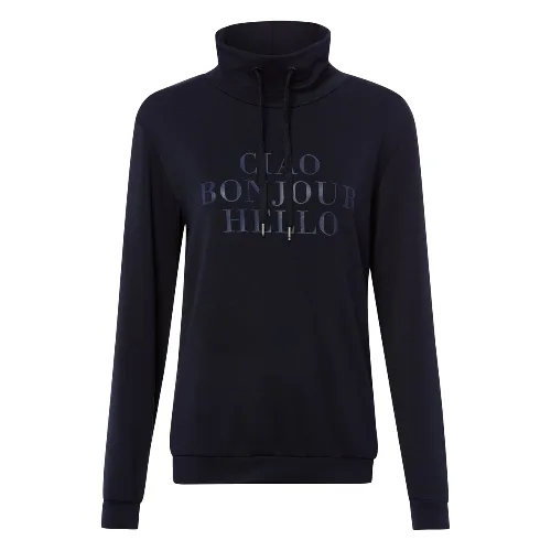 soyaconcept® Bluza - Banu Kobiety Materiał dresowy niebieski, M