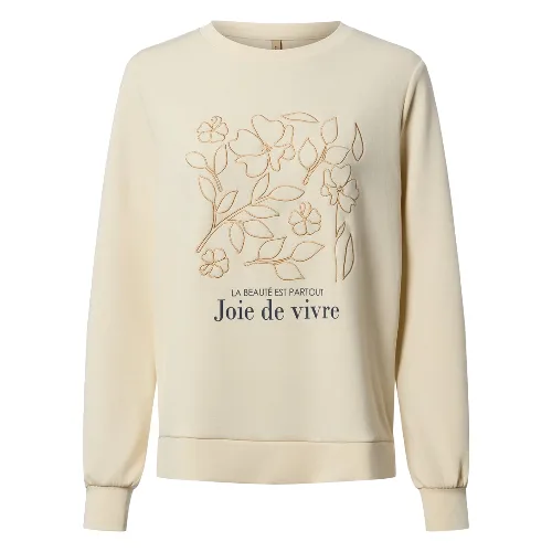 soyaconcept® Bluza - Banu Kobiety Sztuczne włókno beżowy