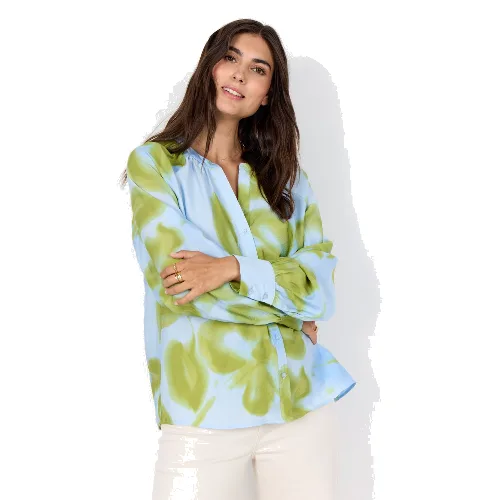 soyaconcept® Bluzka - SC-Cate Kobiety wiskoza niebieski|zielony, M