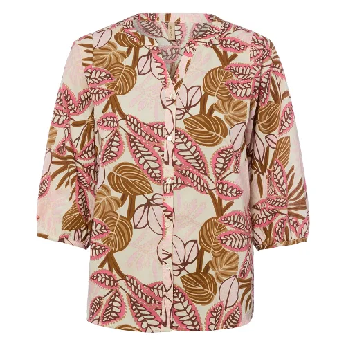 soyaconcept® bluzka tunika - SC-Cam Kobiety Bawełna wyrazisty róż|wielokolorowy, XL