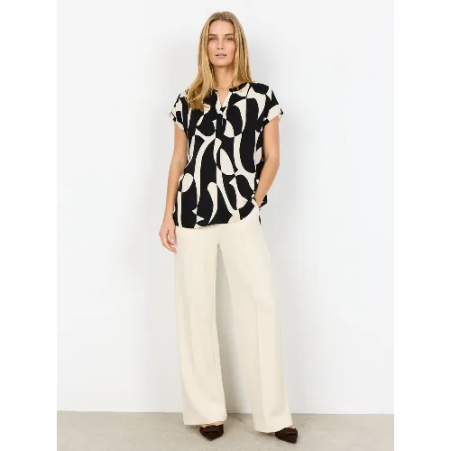 soyaconcept® bluzka tunika - SC-Chanise Kobiety wiskoza (100%) czarny, L