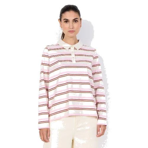 soyaconcept® koszulka polo - SC-Base Kobiety Bawełna beżowy|różowy|wielokolorowy, L