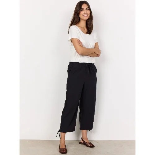 soyaconcept® spodnie bawełniane - SC-Cissie Kobiety Bawełna (100%) czarny