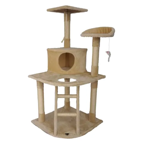 SPOCADO "Rovers" Drapak dla kotów 120 x 55 x 55 cm beżowy
