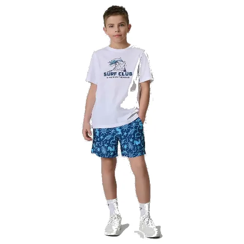 Spodenki plażowe boardshorty chłopięce 4F 4FJRSS26UBDSM213