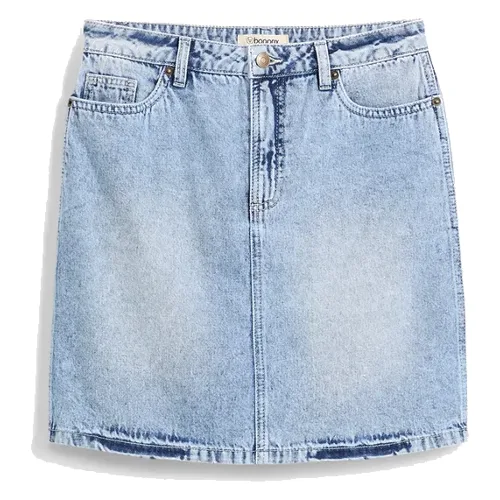 Spódnica dżinsowa mid waist, low stretch