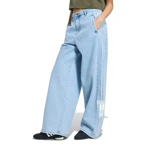 SPODNIE ADIBREAK MID-RISE WIDE-LEG DENIM