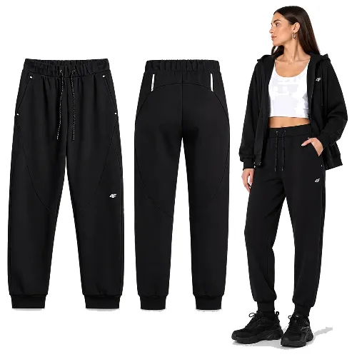 SPODNIE DAMSKIE 4F DRESOWE JOGERRY SPORTOWE XL F1412 SS26