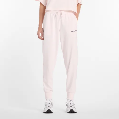 Spodnie damskie New Balance WB61D3EAAAA – różowe