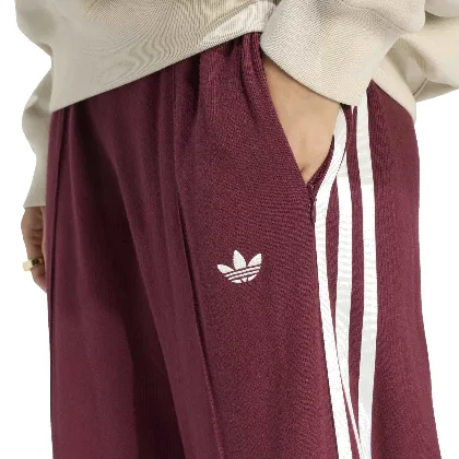 Spodnie dresowe damskie adidas KNIT bordowe LG3951