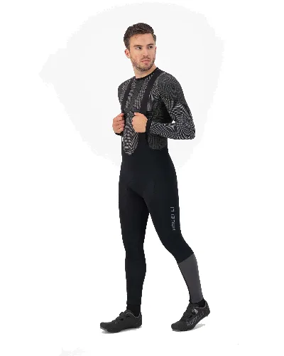 Spodnie rowerowe męskie Rogelli Essential HiVis z wkładką żelową