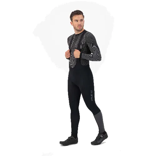 Spodnie rowerowe męskie Rogelli Essential HiVis z wkładką żelową