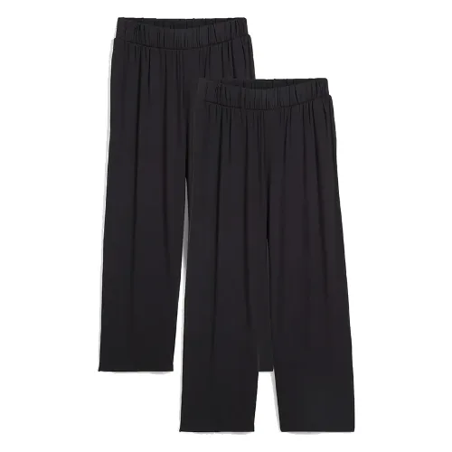 Spodnie shirtowe 7/8 high waist, 2 pary