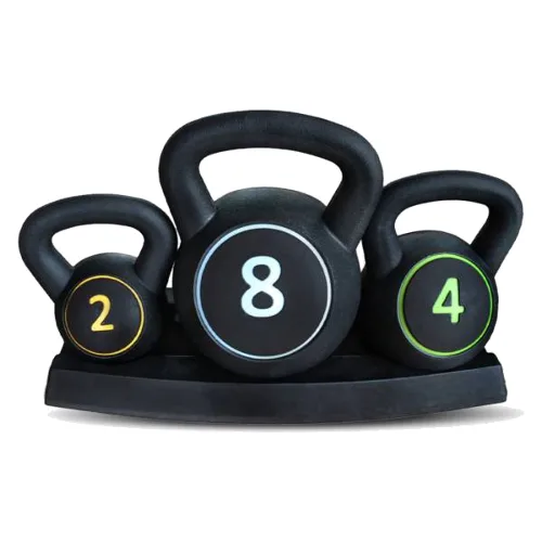 SPORTINATOR "Power" Kettlebell 2 kg 4 kg 8 kg 3 szt.