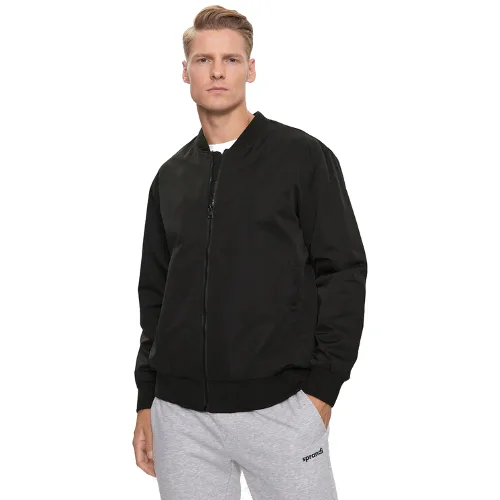 Sprandi Kurtka bomber SP3-KUM001 Czarny Regular Fit