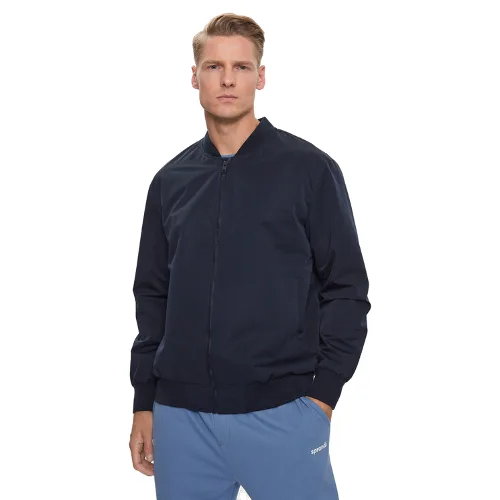 Sprandi Kurtka bomber SP3-KUM002 Granatowy Regular Fit