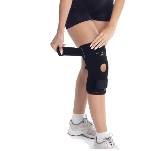 Sprężynowy stabilizator kolana Msupport Red