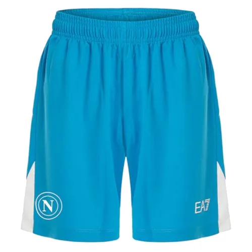 SSC Napoli EA7 Emporio Armani Mężczyźni Spodenki domowe EASSCN25G13-AZZURRO